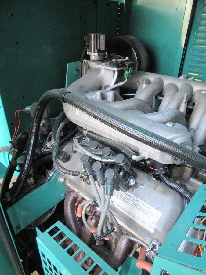 Used 35 KW GENERATOR NATURAL GAS LP PROPANE CUMMINS ONAN 120/240 VOLT 1 PH 332 HRS