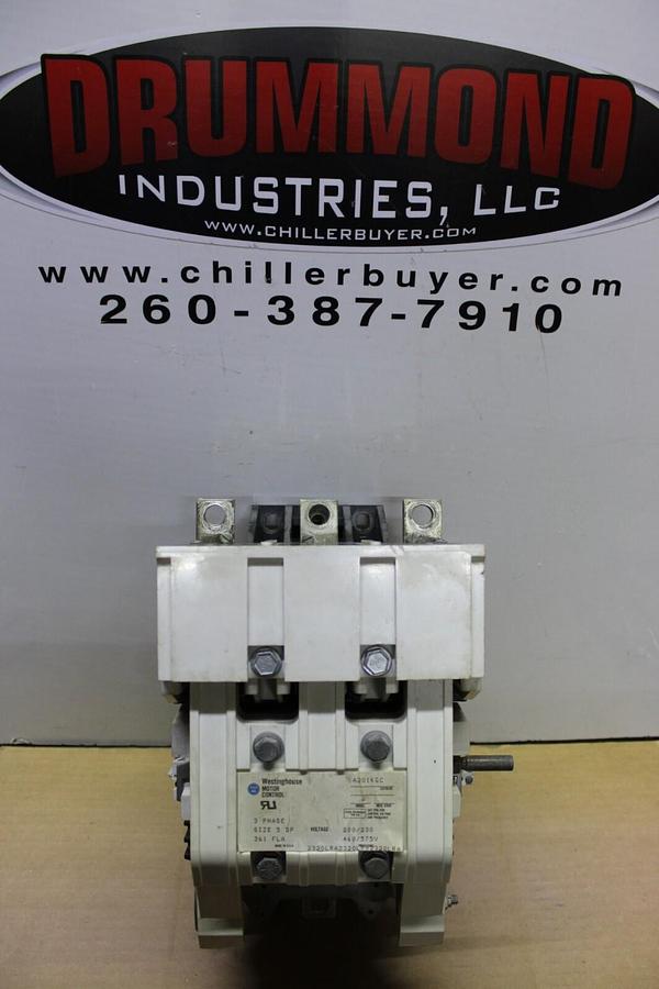 Used WESTINGHOUSE CONTACTOR A201KGC MODEL J NEMA 5 361 AMP 600V **WARRANTY**