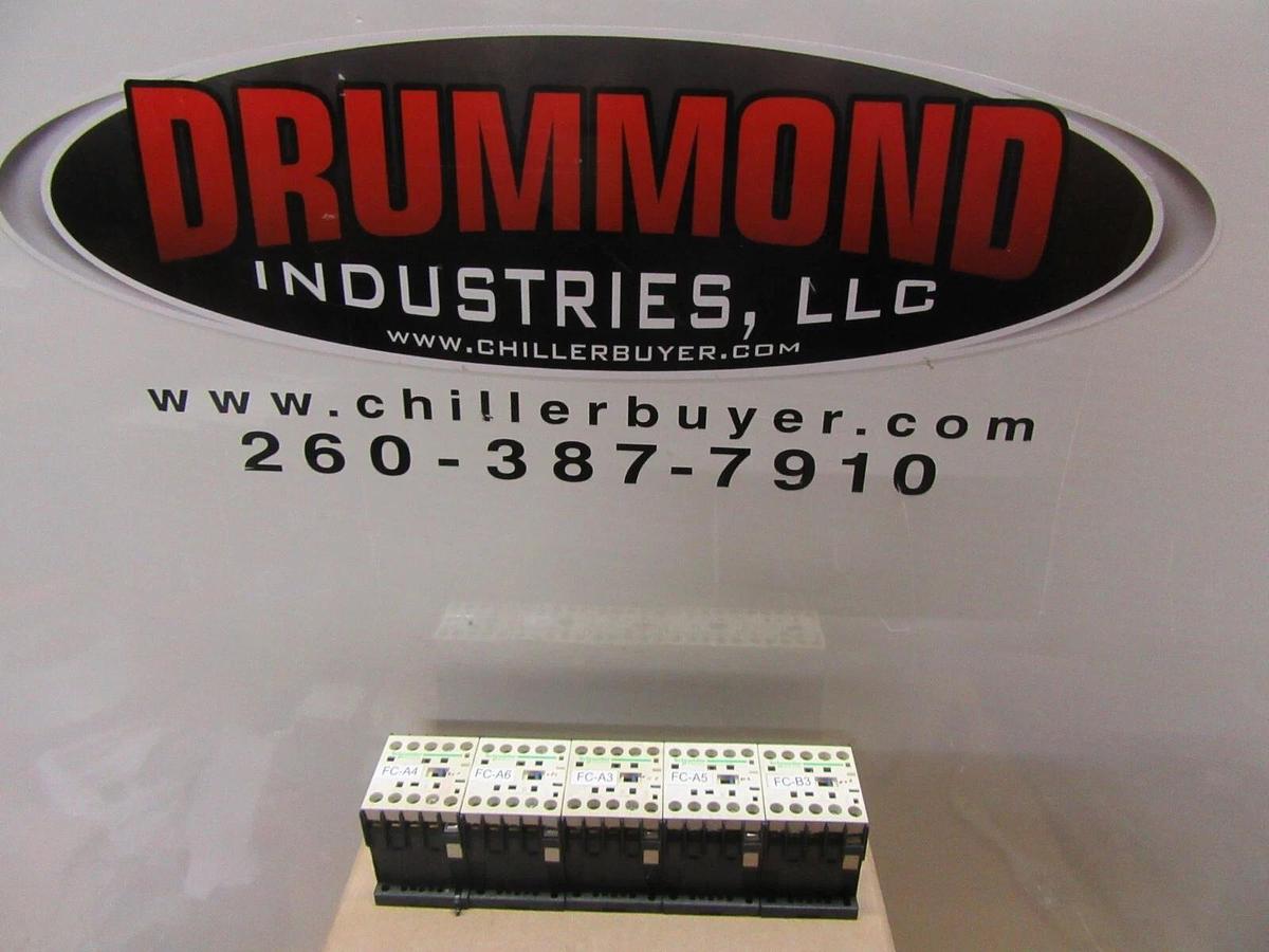 Used LOT OF 5 SCHNEIDER CONTACTOR LC1K06-10B7 600 VOLT 15 AMP 3-PHASE COIL: 24 VOLT