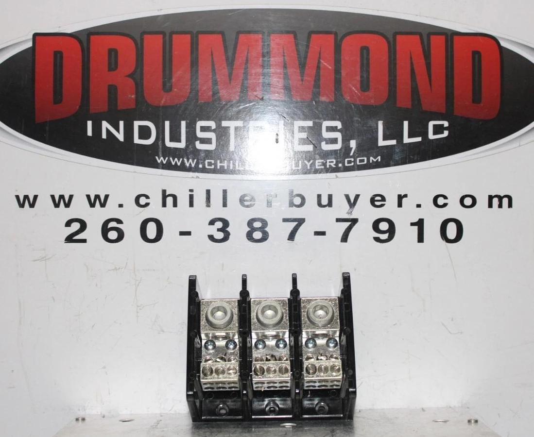Used SQUARE D WIRE TERMINAL BLOCK 9080-LBC363106 300 AMP 600 VOLT 3-POLE **WARRANTY**