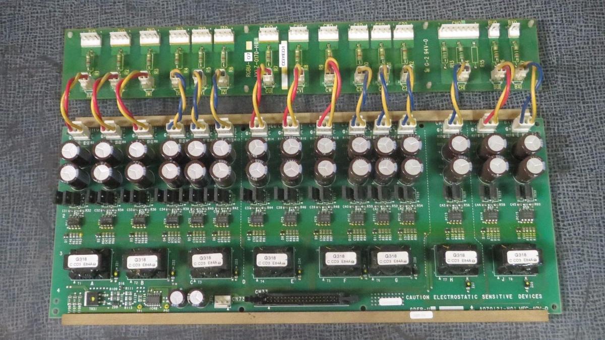 Used MITSUBISHI GDER-U CIRCUIT BOARD A070121-H01 W/ RGBU-07 KKLZ-0170-H04