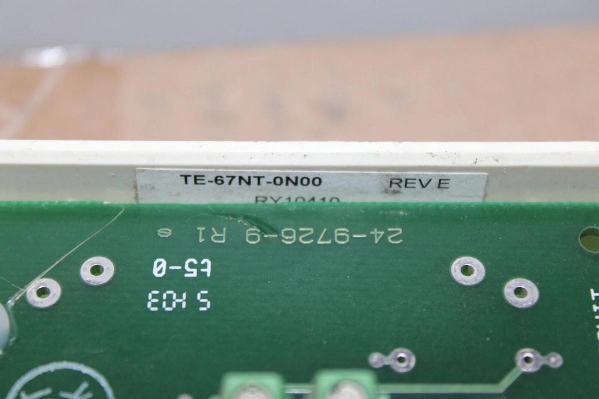 Used JOHNSON CONTROLS TEMPERATURE SENSOR TE-67NT-0N00 REV. E 24-9726-9