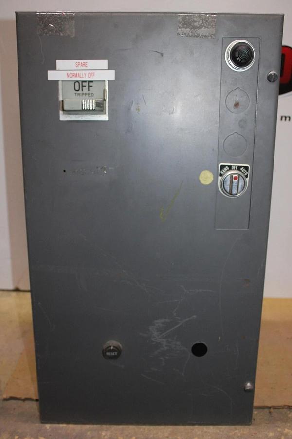 Used WESTINGHOUSE TYPE W MOTOR CONTROL BUCKET 24" SIZE 3 STARTER 90 AMP W/ DOOR