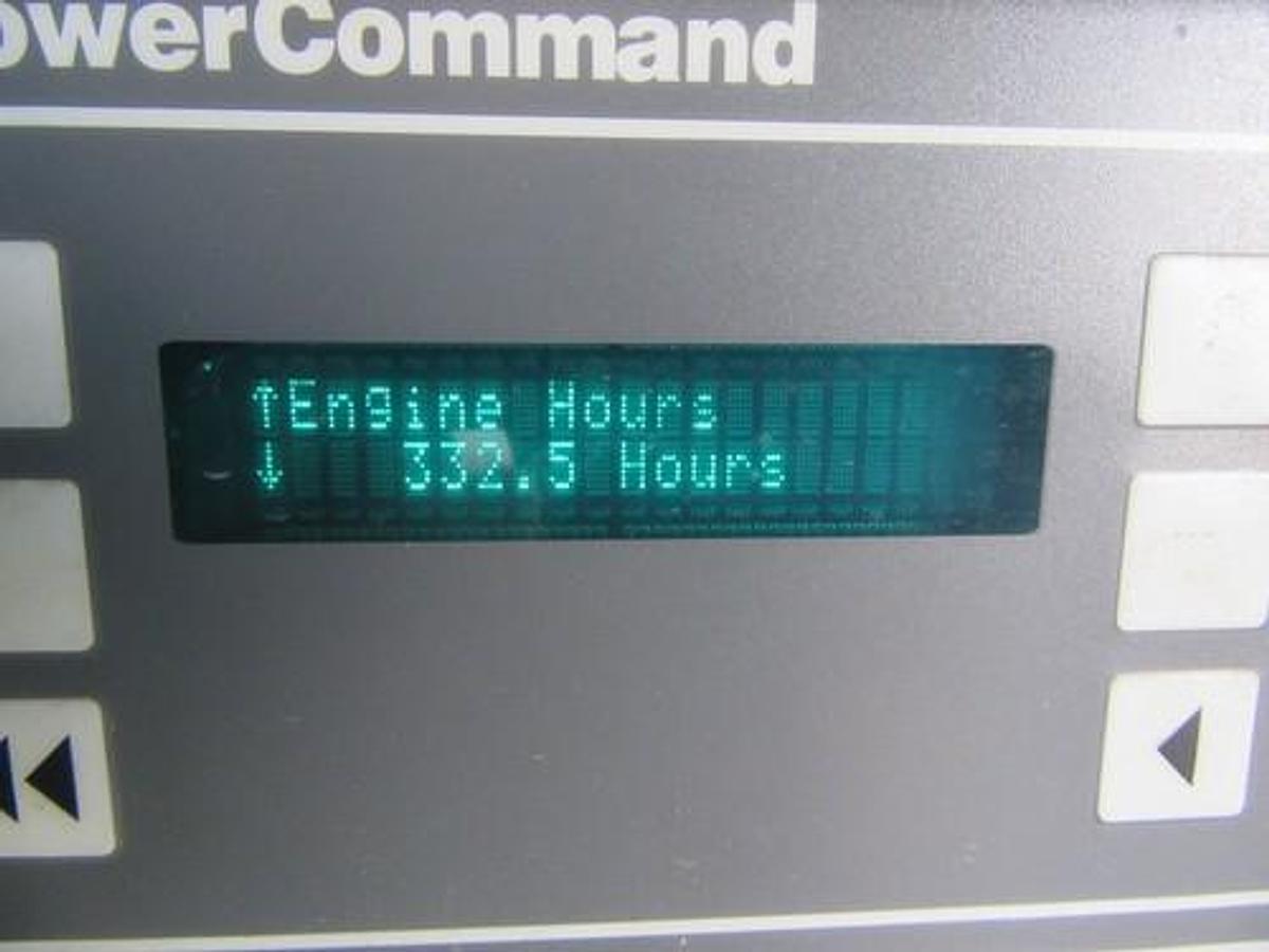 Used 35 KW GENERATOR NATURAL GAS LP PROPANE CUMMINS ONAN 120/240 VOLT 1 PH 332 HRS