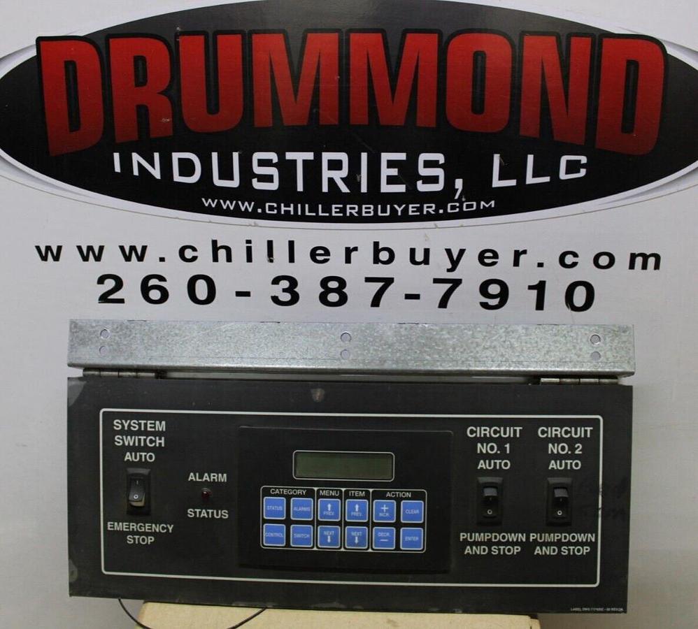 Used CHILLER DISPLAY AND CONTROL DWG-717425C-02 REV. 0A **WARRANTY**