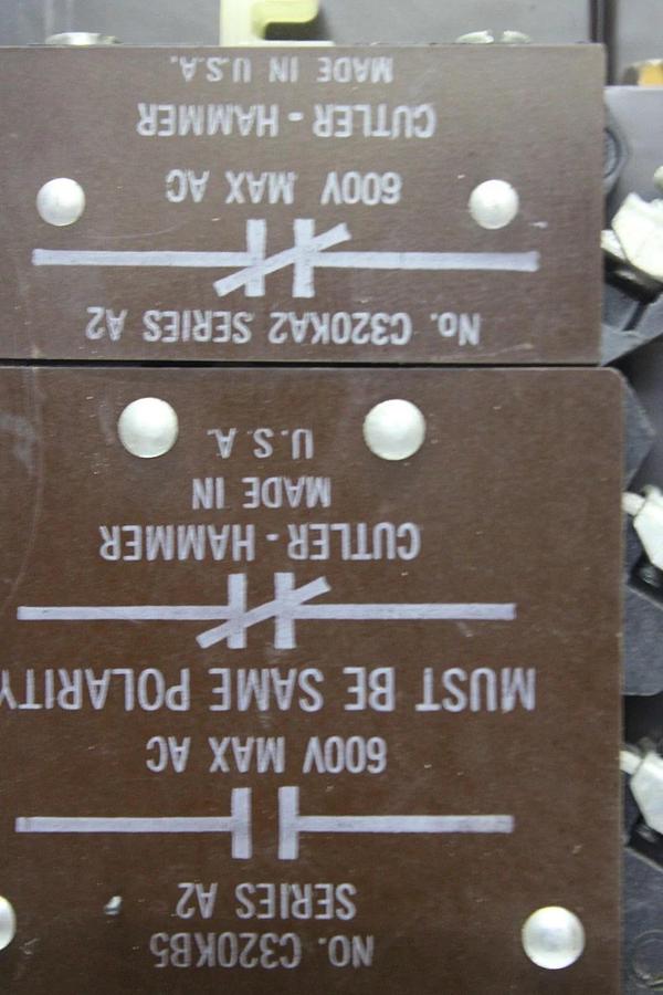 Used CUTLER-HAMMER CONTACTOR C832JN3 120 AMP 600 VAC 3-POLE COIL: 110/120V *WARRANTY*