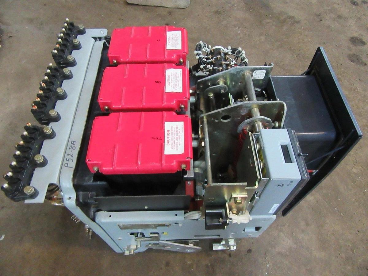 Used GE AKR 1600 AMP BREAKER AKR-8D-50-H1 MICRO VERSA TRIP A216LSGMR 1600A GROUND LSG