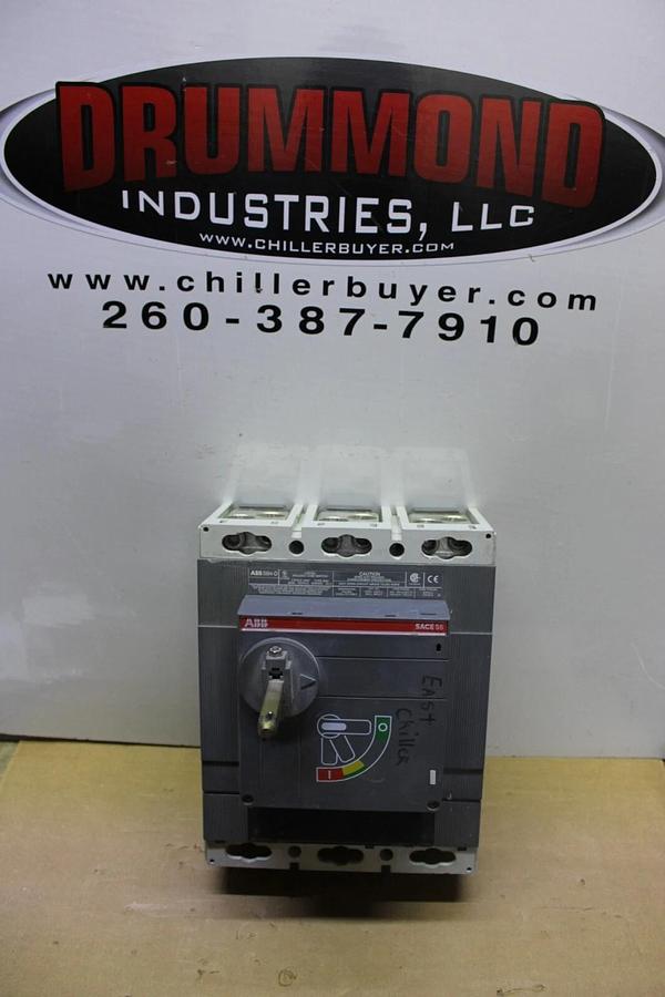 Used ABB MOLDED CASE SWITCH SACE S6H-D 800 AMP 600 VOLT 3-POLE W/ OPERATOR