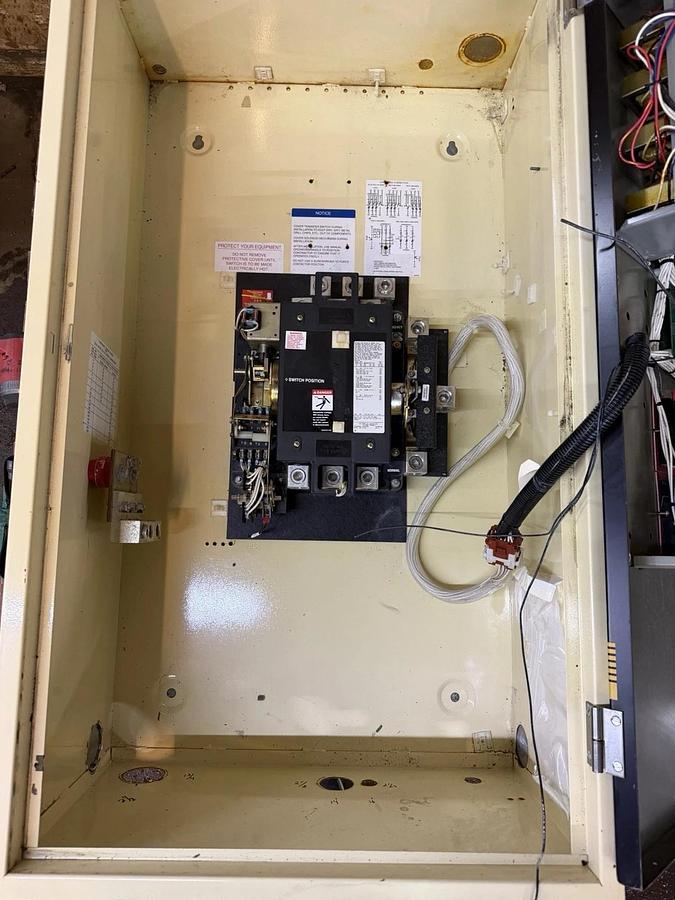 Used KOHLER AUTOMATIC TRANSFER SWITCH K-168541-225 225 AMP 208 VOLT 3-PHASE 3-WIRE