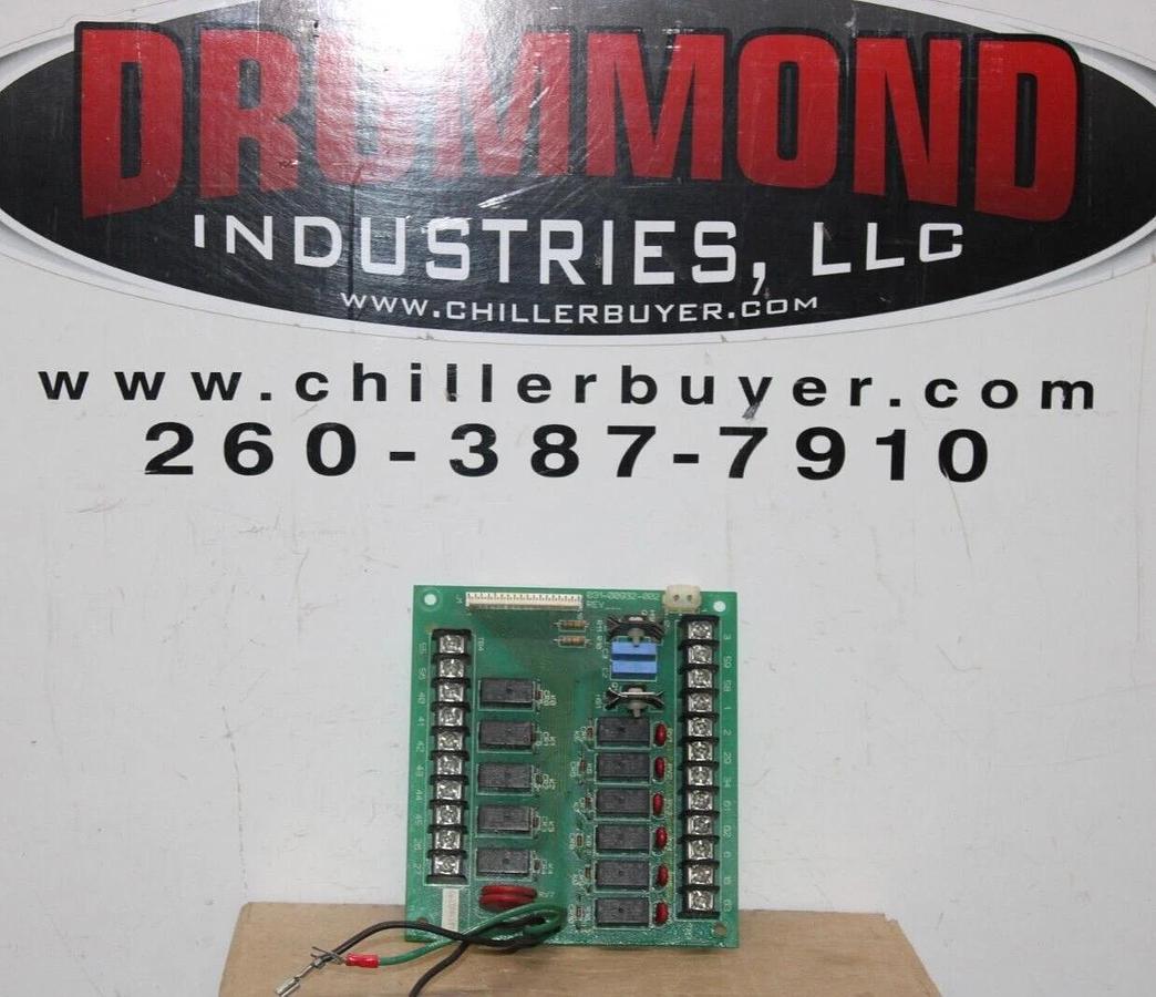 Used YORK CONTROL RELAY CIRCUIT BOARD 031-00932-02 **WARRANTY INCLUDED**