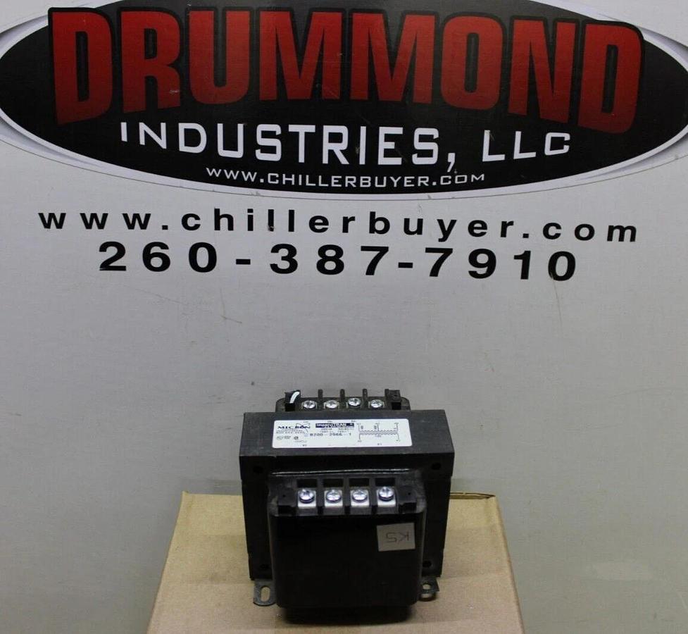 Used MICRON IMPERVITRAN TRANSFORMER B200-2966-1 200 VA HIGH: 480V LOW: 120V