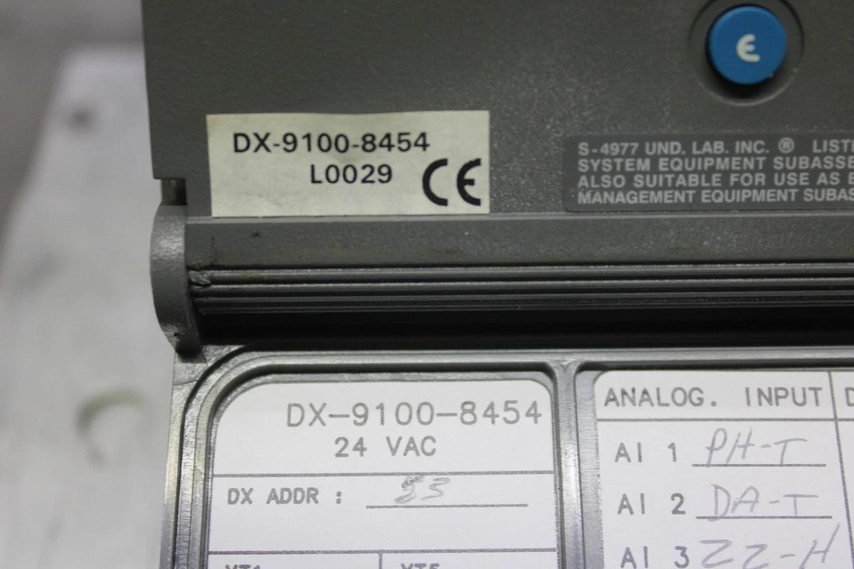 Used JOHNSON CONTROLS METASYS DIGITAL CONTROLLER DX-9100-8454 **WARRANTY**