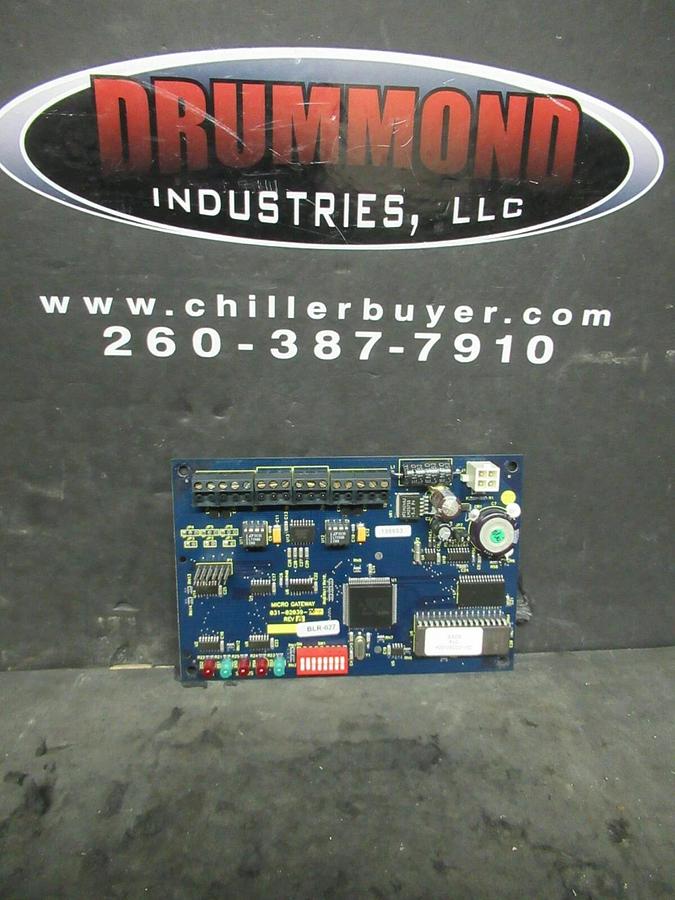 Used (1) YORK MICRO GATEWAY CIRCUIT BOARD MODEL / REV 031-02039-004 / B 031-02039