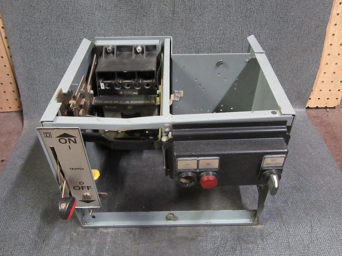 Used SQUARE D MODEL 5 MCC 12" FEEDER BUCKET W/ 30 AMP FAP3603015M FAL3603015M BREAKER