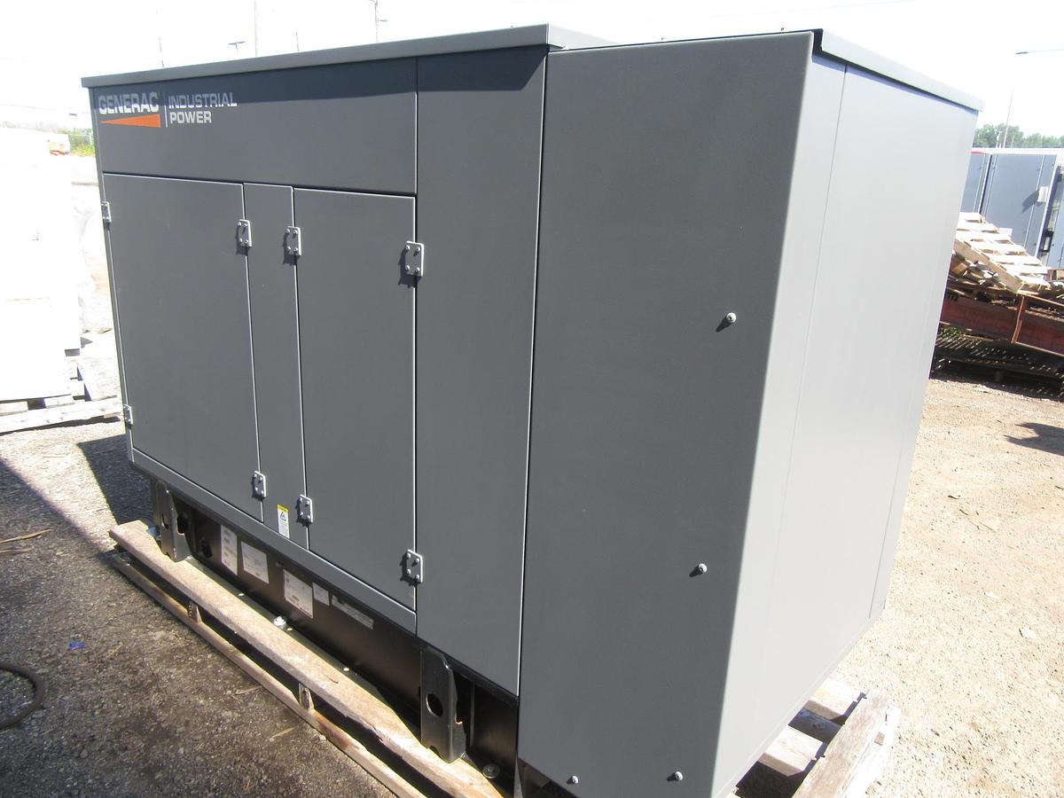 NEW 48 KW GENERATOR NATURAL GAS GENERAC 120/240V  SOUND ENCLOSED VIDEO 50 KW