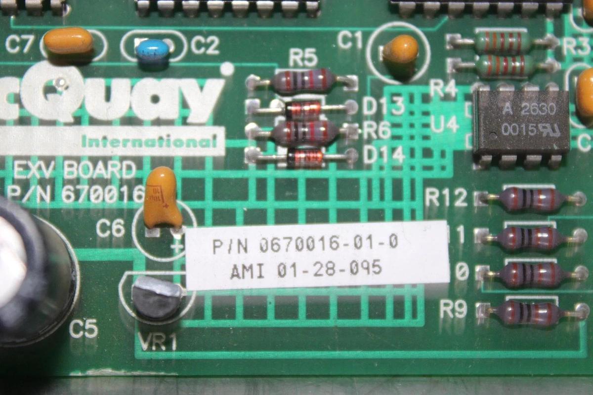 Used MCQUAY EXV CIRCUIT BOARD 0670016-01-0 670016 **WARRANTY INCLUDED**