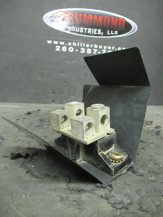 Used SQUARE D 100 AMP GROUNDABLE NEUTRAL ASSEMBLY SERIES B04 GROUND W/ LUGS SN100FA