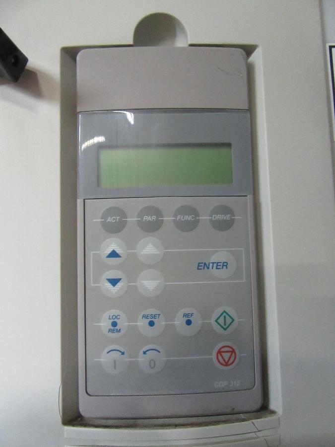 Used ABB MULTI SPEED DRIVE CABINET ACS627-0490-5-00EB1200802 3-PHASE 593 AMP 480 VAC