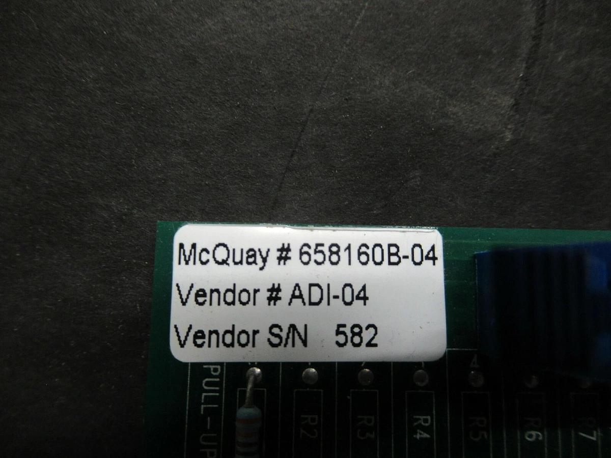 Used MCQUAY 24 CH DIGITAL INPUT CIRCUIT BOARD 658160B-04 *WARRANTY* 006-000421-04