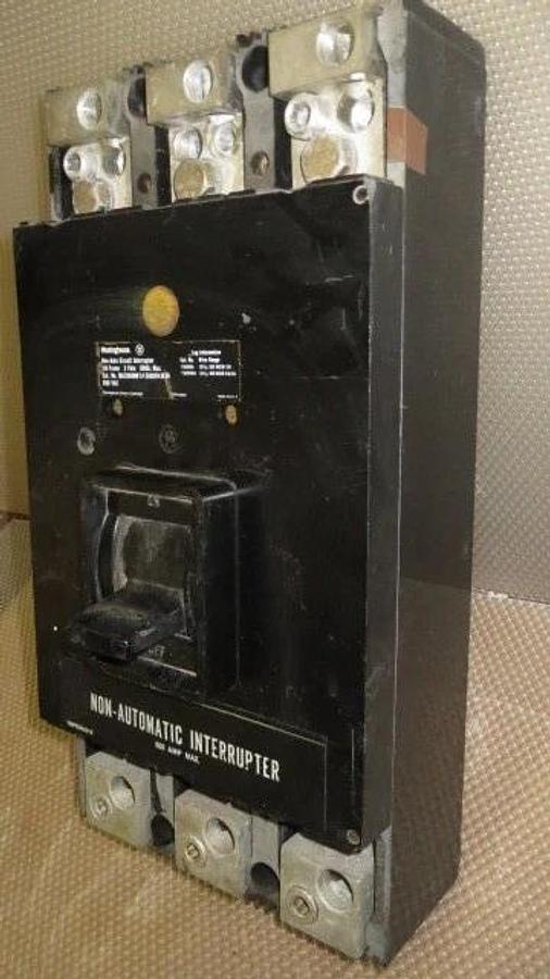 Used WESTINGHOUSE MA FRAME BREAKER 800 AMP 600 VAC 3 POLE MODEL MA3800NW **WARRANTY**