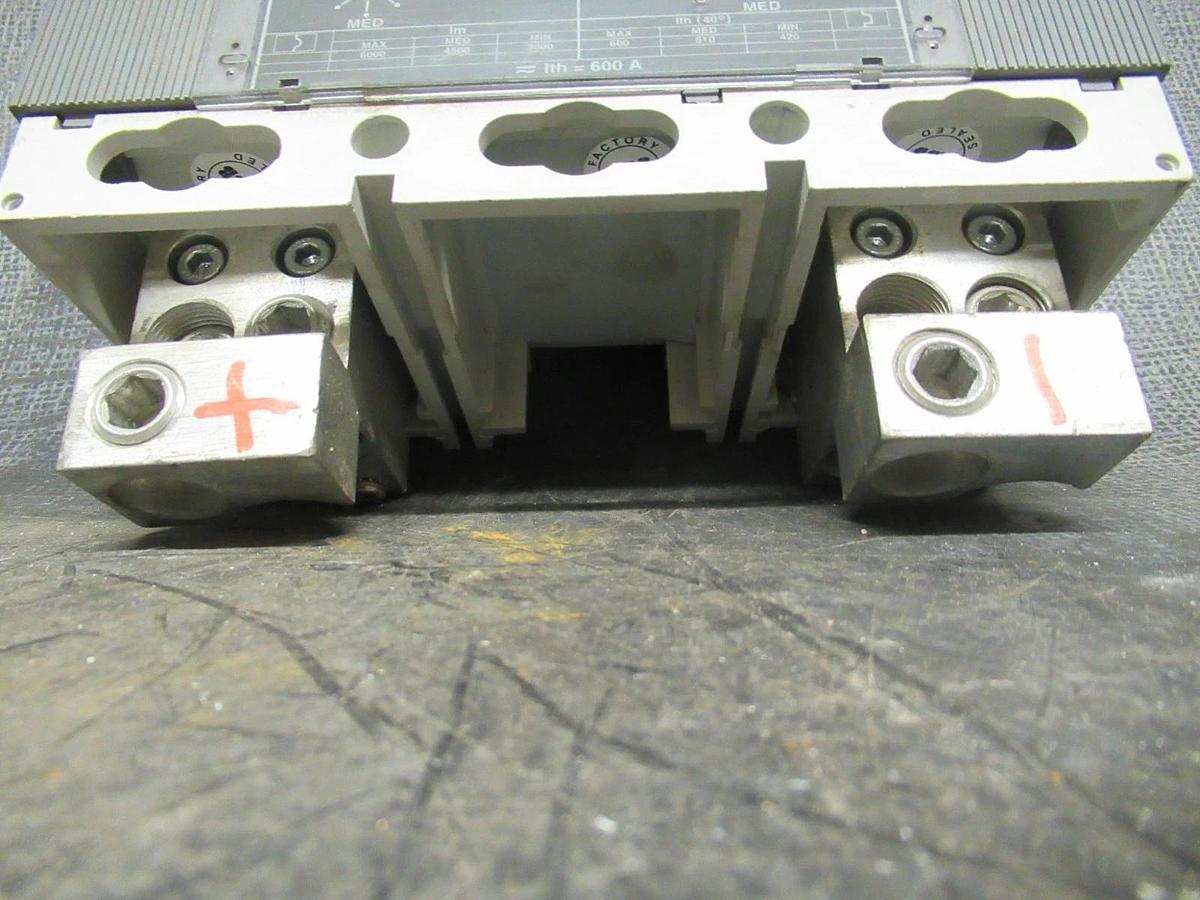 Used ABB BREAKER S6N 2 POLE 600VAC 500VDC 600A W/ AUXILIARY SWITCH **WARRANTY**