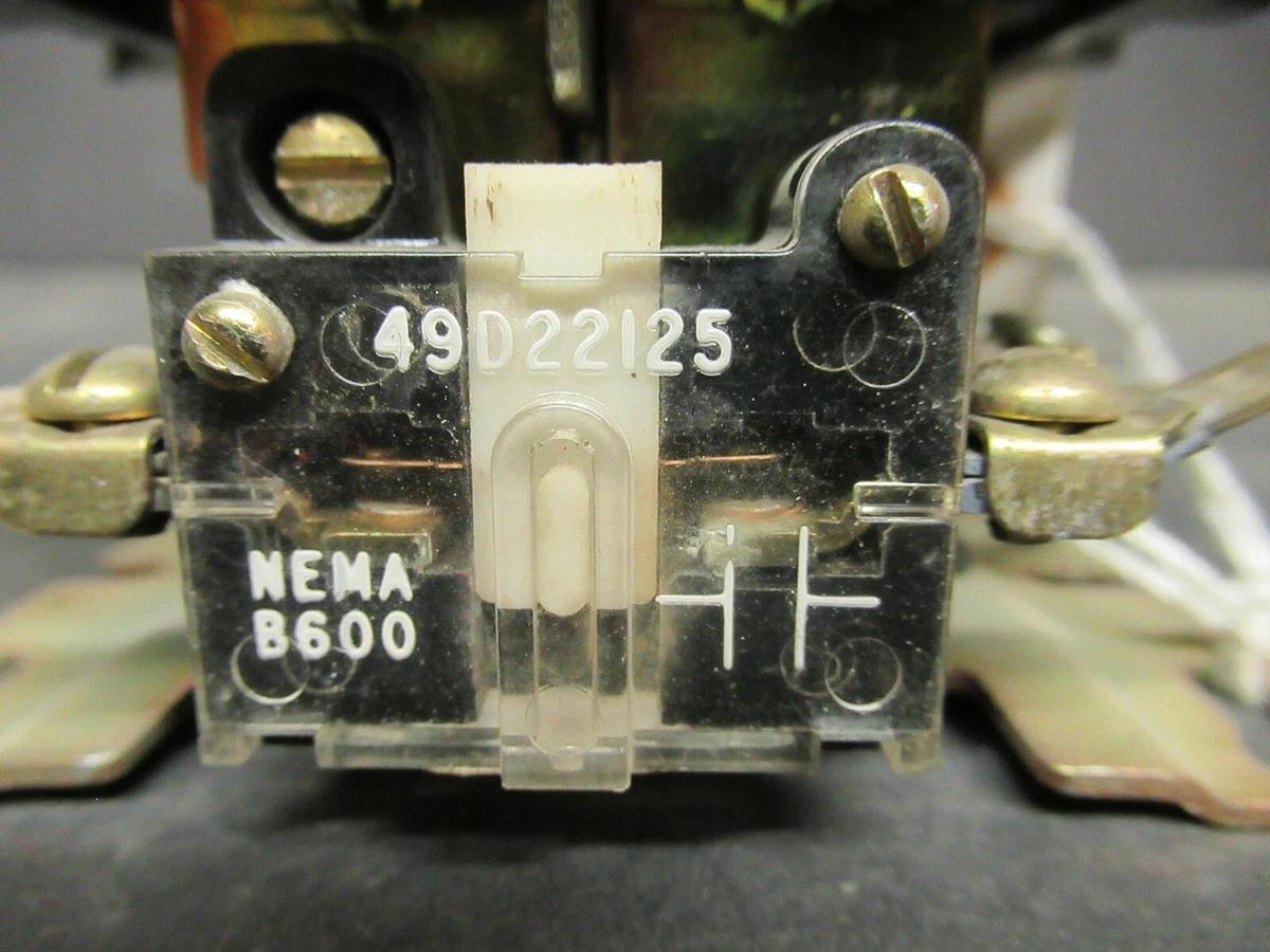 Used FURNAS CONTACTOR 42DE35AF154GE 50 AMP 600 VAC 3-POLE 3-PHASE **WARRANTY**