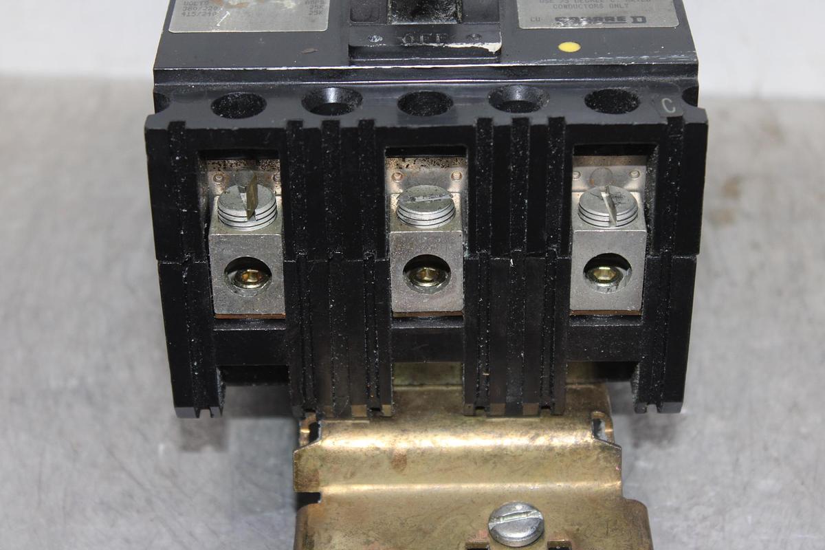 Used SQUARE D I-LINE CIRCUIT BREAKER FA34100 100 AMP 480 VOLT 3-POLE