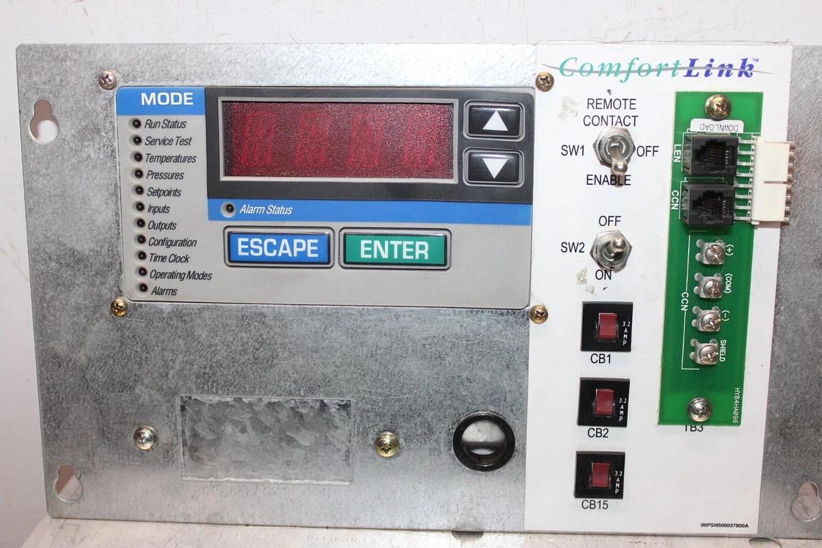 Used CARRIER COMFORTLINK CONTROL AND ALARM CEPL130347-01 HK50AA030 00PSN500037800A