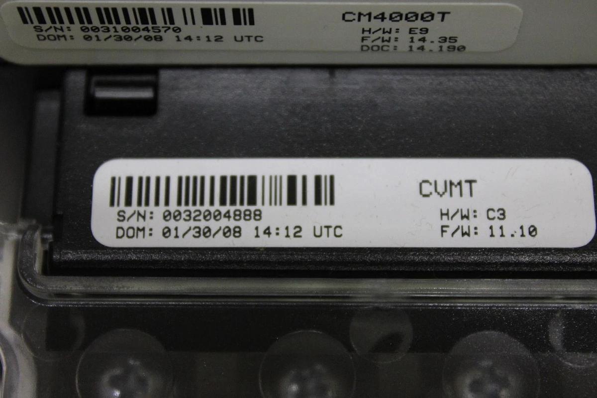 SQUARE D POWERLOGIC CIRCUIT MONITOR CM4000T 277 VAC 50 VA W/ CVMT