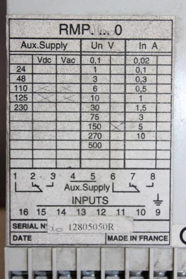 Used ENERDIS DIGITAL DISPLAY AND RELAY RMPU-1000 150 VOLT **WARRANTY INCLUDED**