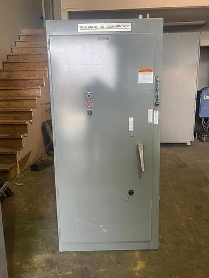Used 50 HP SQUARE D REDUCED VOLTAGE STARTER 100 AMP SIZE 3 460 VOLT 8606SEG1JV81ACFF