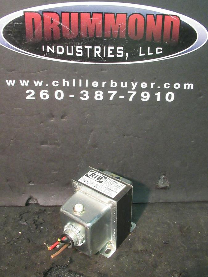 Used 0.050 (50 VA) RIB CONTROL TRANSFORMER 208 277 480 VAC PRI TO 24 V SEC TR50VA017