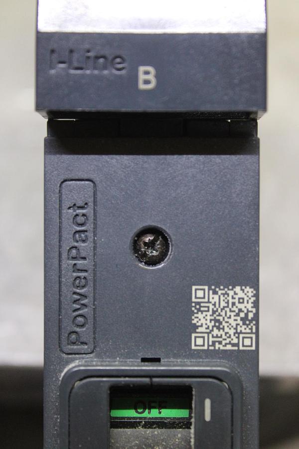 Used SQUARE D POWERPACT I-LINE CIRCUIT BREAKER BGA160301 30 AMP 277 VAC A-POLE