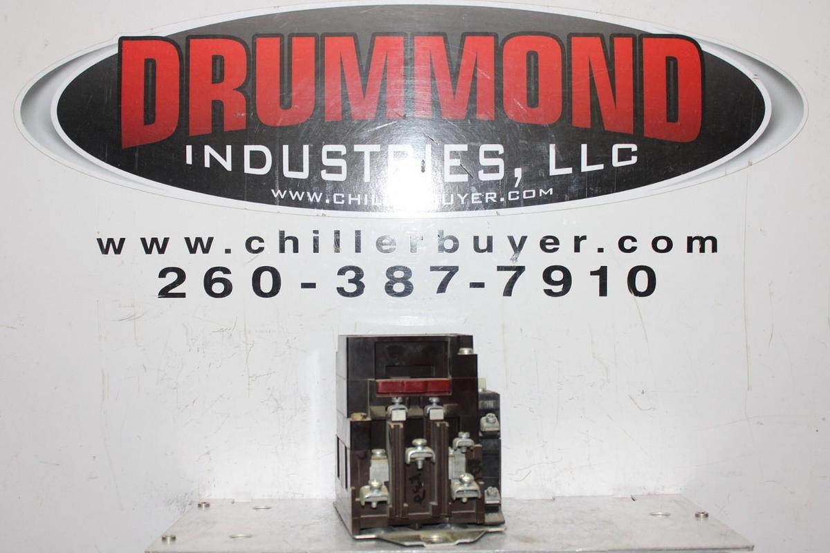 Used CUTLER-HAMMER NEMA CONTACTOR C10CN3 SIZE 1 27 AMP 3-PHASE 600 VAC COIL: 120 VAC