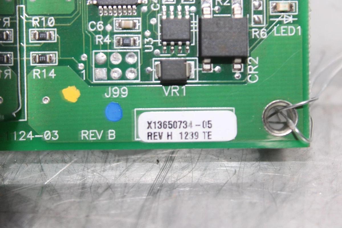 Used TRANE DUAL TRIAC OUTPUT CIRCUIT BOARD 6400-1124-03 REV. B X13650734-05 REV. H