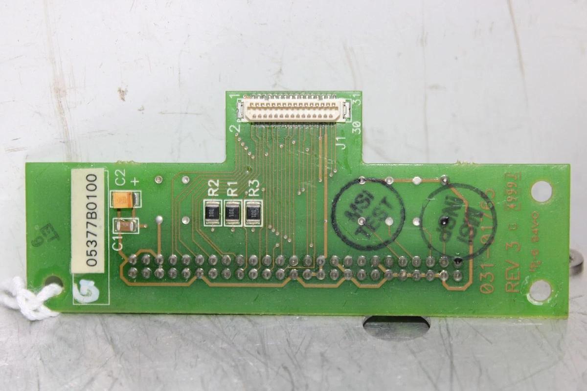 Used YORK JOHNSON CONTROLS DISPLAY INPUT CIRCUIT BOARD 031-01765-001 REV. C