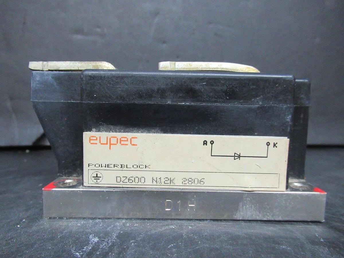 Used EUPEC POWERBLOCK IGBT POWER MODULE DZ600N12K-2806 **WARRANTY INCLUDED**