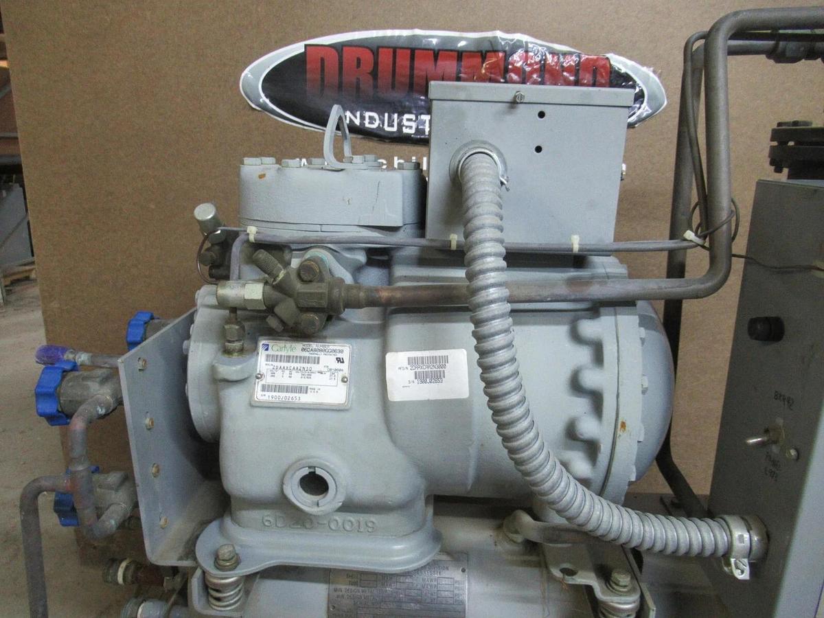 Used CARRIER PURGE UNIT 49724 19XBO-4280607 300 PSI 115V 10 AMP W/ 06DA8080GG0630