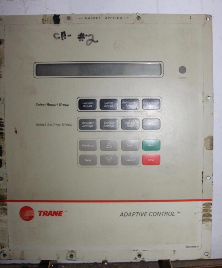 Used TRANE CHILLER ADAPTIVE CONTROL INTERFACE 6400-0828-01 6400-0717-05 REV. H
