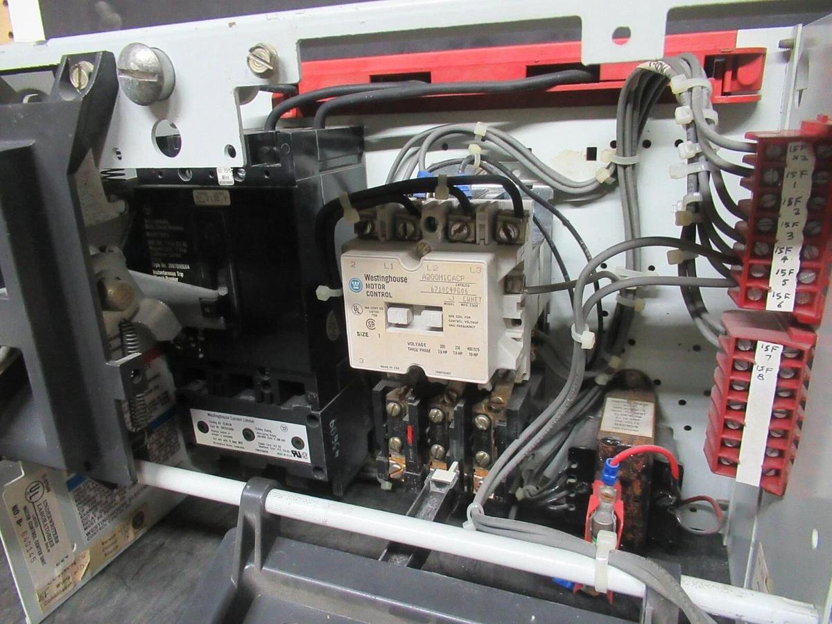 Used CUTLER HAMMER MOTOR STARTER CONTROL MODEL: 2100 12" W/ A200M1CACP NEMA SIZE 1