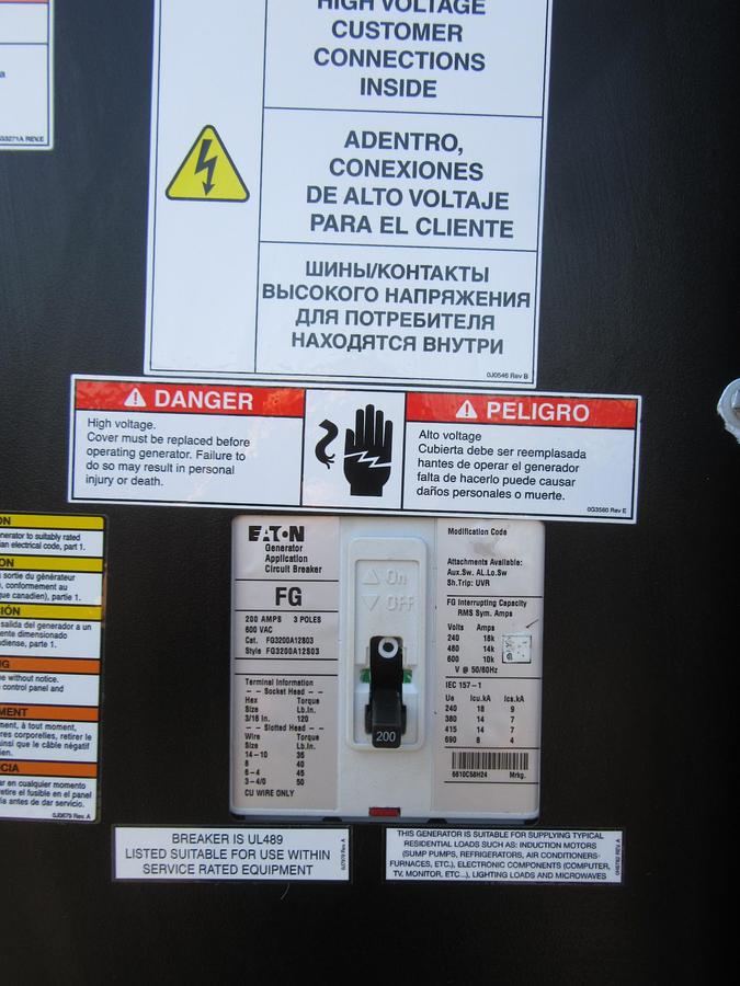NEW 48 KW GENERATOR NATURAL GAS GENERAC 120/240V  SOUND ENCLOSED VIDEO 50 KW