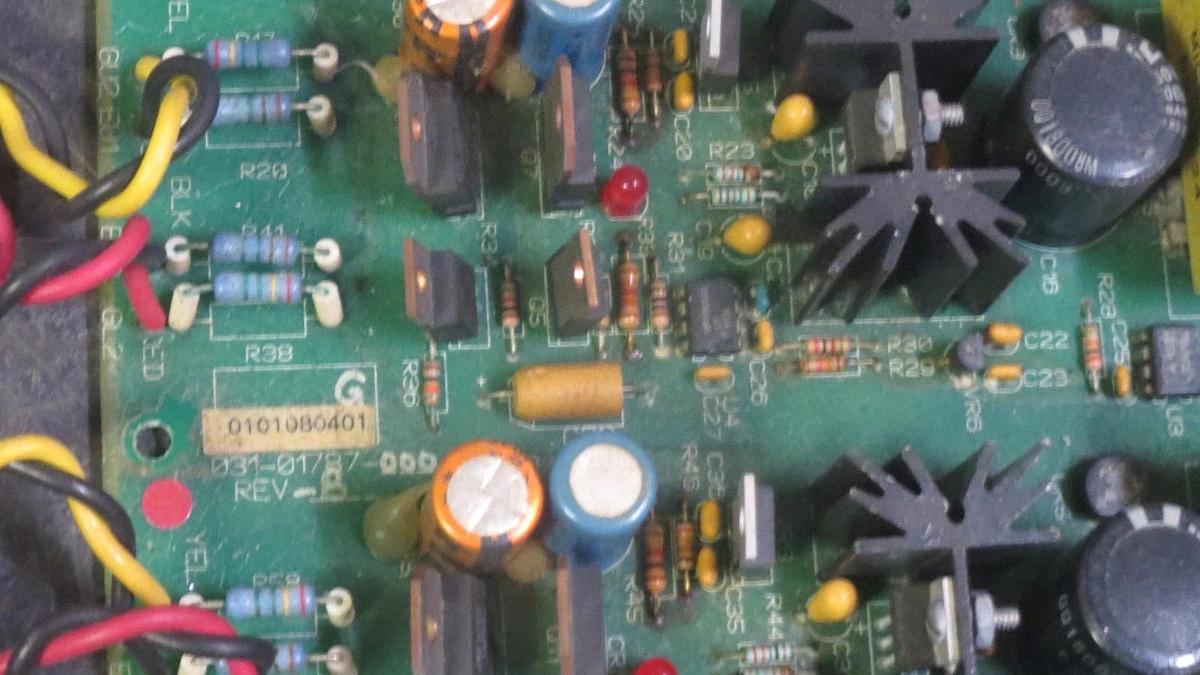 Used YORK VFD RECITIFIER CONTROL CIRCUIT BOARD MODEL: 031-01787-000 REVISION B