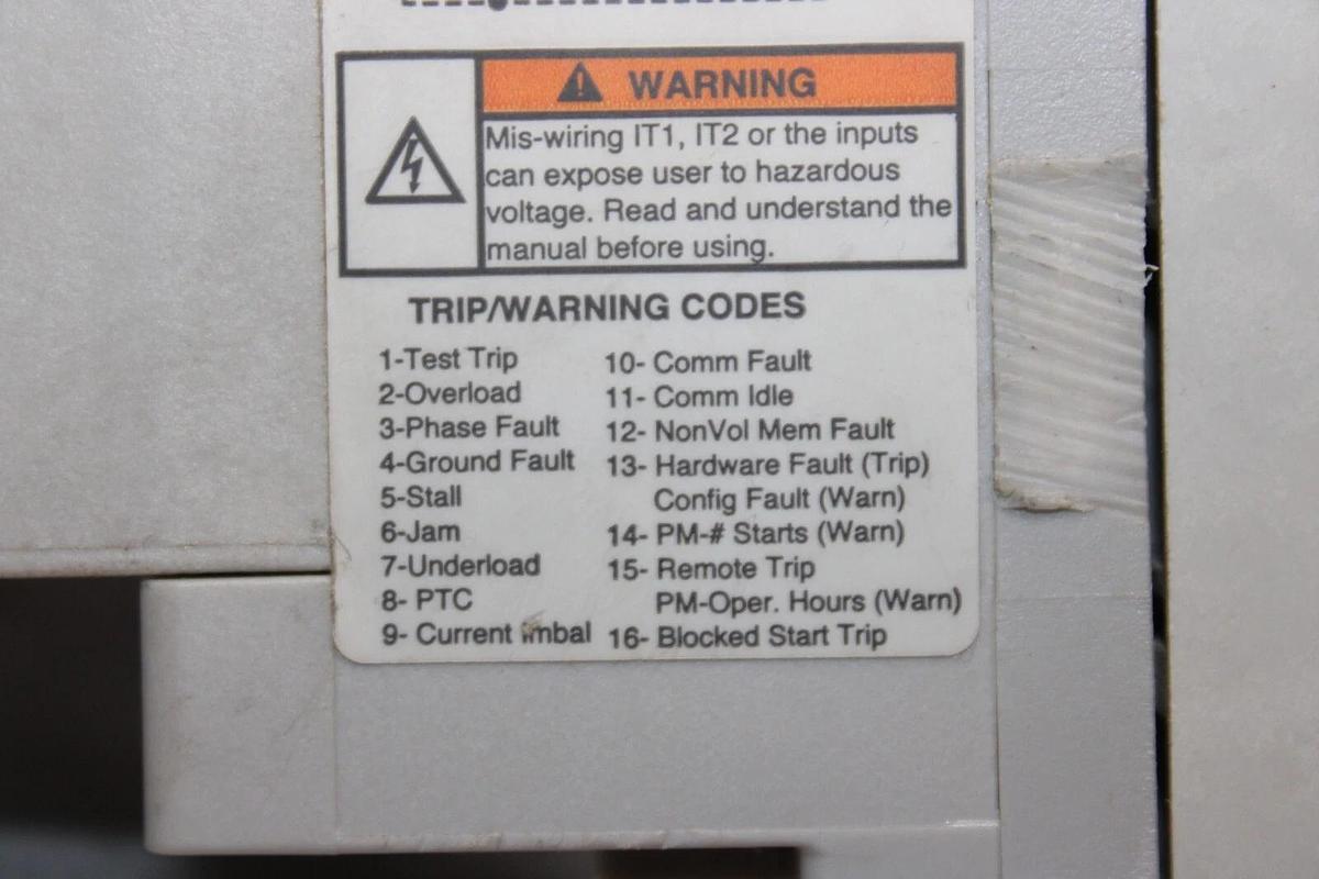 Used ALLEN BRADLEY DEVICENET OVERLOAD RELAY 592-EC1CC 193-ECPM2 5-25A 600V