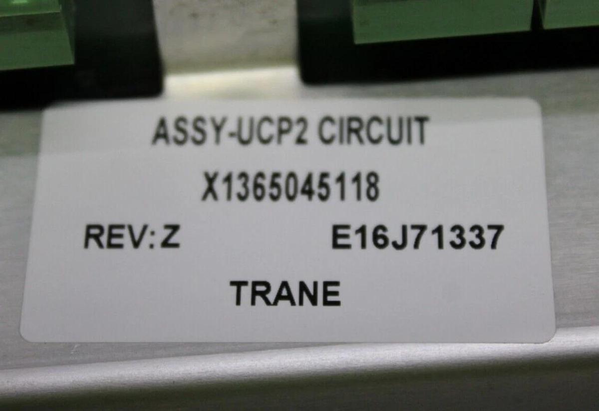Used TRANE CHILLER UCP2 CIRCUIT MODULE X1365045118 REV. Z *WARRANTY INCLUDED*