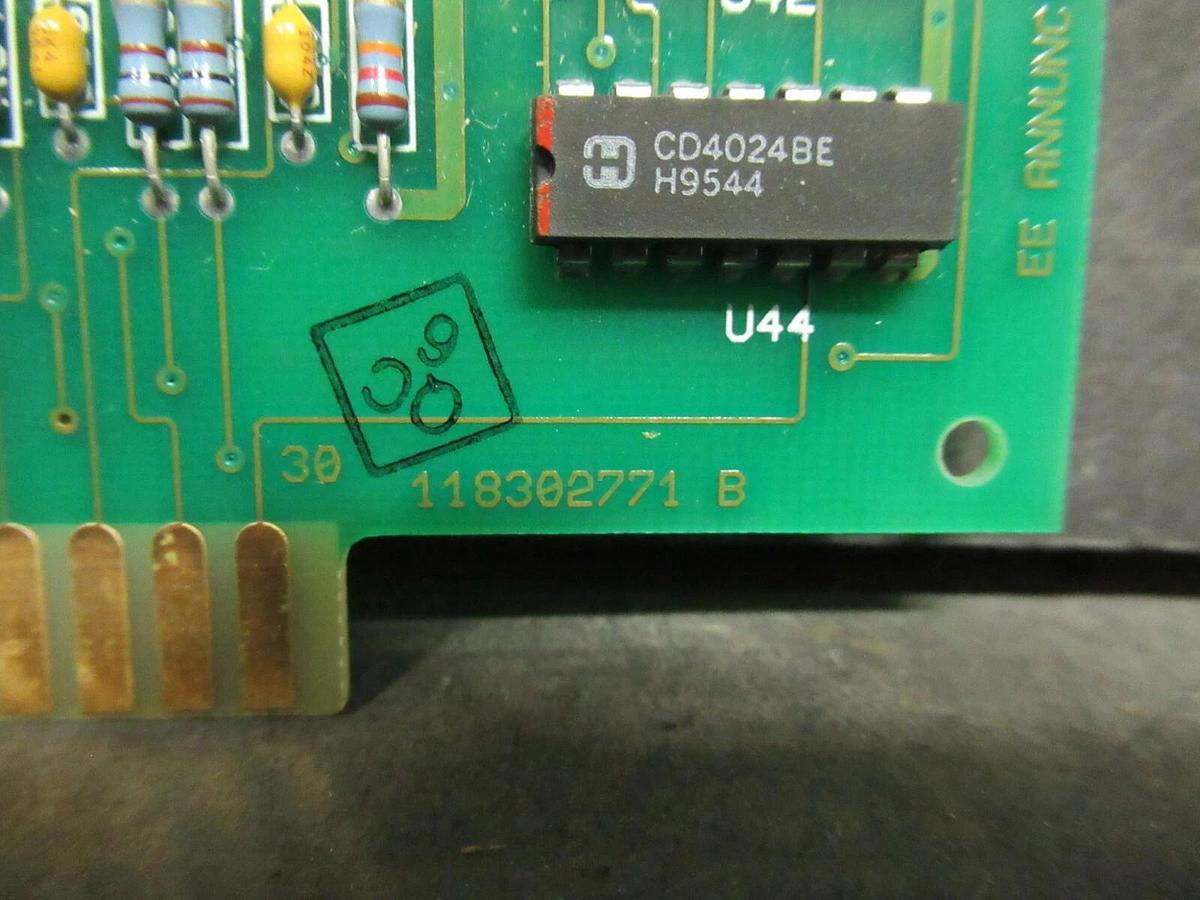 Used EXIDE EE ANNUNCIATION 2 A13A21HT CIRCUIT BOARD 118302771 REV B 101072978 REV F