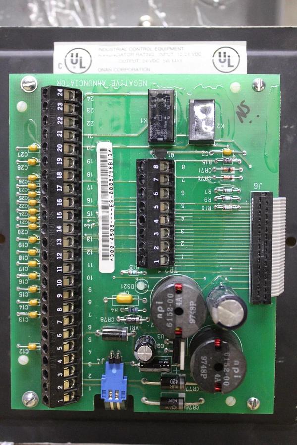 Used ONAN CUMMINS POWER COMMAND ANNUNCIATOR 300-4508 24 VDC 5 WATT