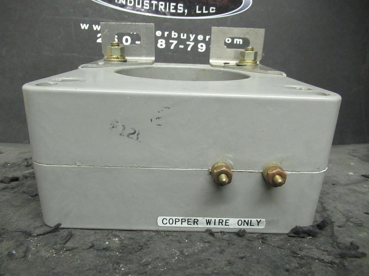 Used SQUARE D GA-375 GROUND SENSOR CENSOR CT 4 - 12 AMPS TRIP  600 VAC 4 CY DURATION
