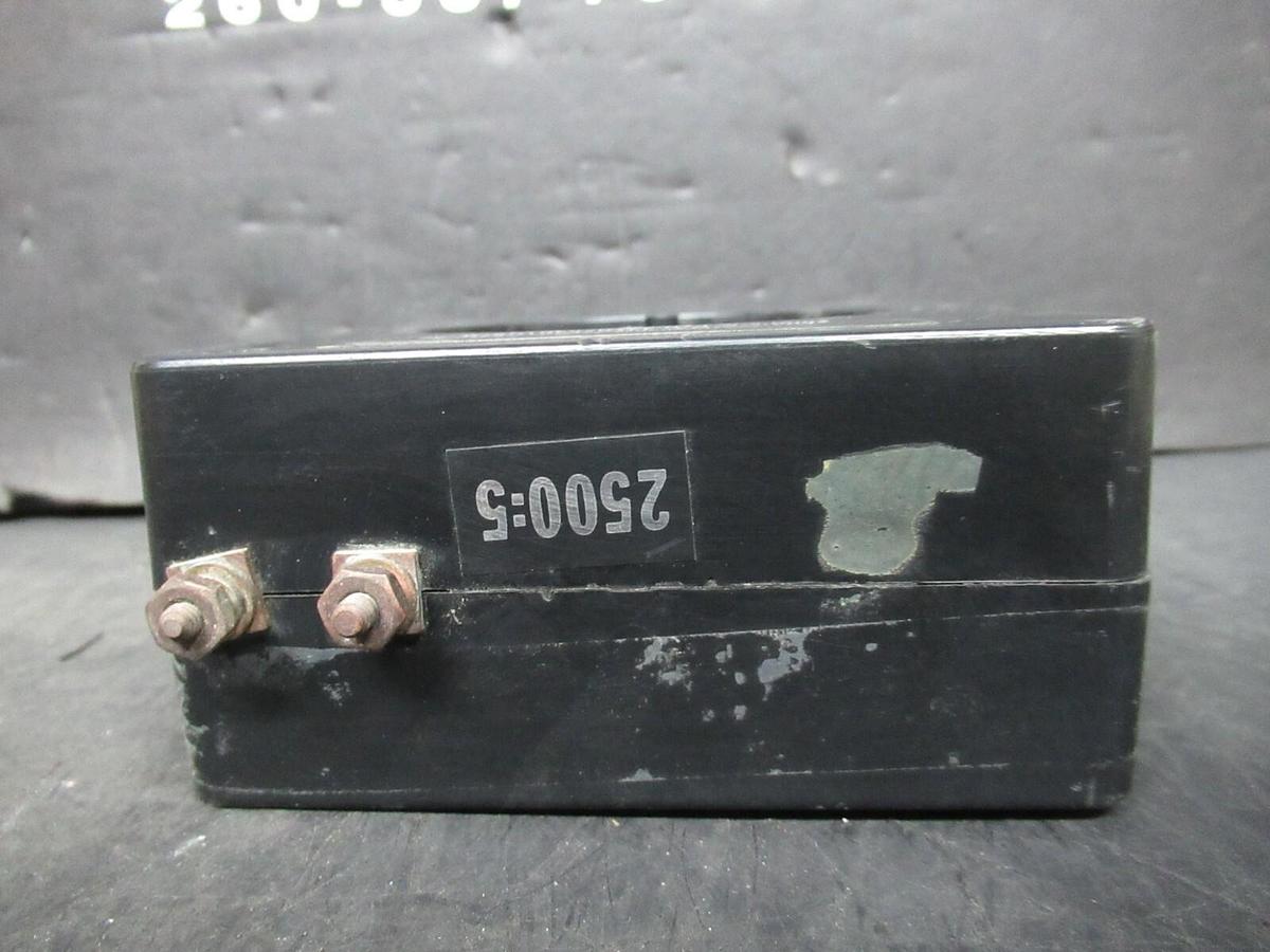 Used WESTINGHOUSE CURRENT TRANSFORMER 4710A55H10 2500:5 50-400 HZ 600 VOLT 10 KV