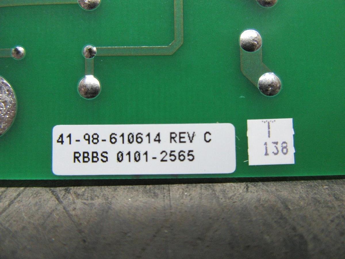 CYBEREX CIRCUIT BOARD 41-98-610614 REV. C PCB-61060-1 REV. A **WARRANTY**