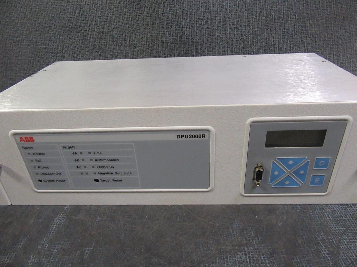 Used ABB DPU 2000R 544 587R1412-61004 DISTRIBUTION PROTECTION SYSTEM RELAY POWER